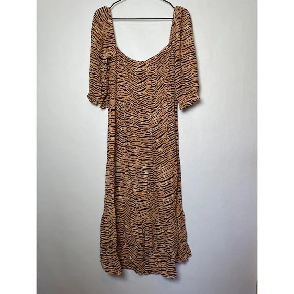 Faithfull The Brand Wyldie Midi Dress Size 6 - Picture 7 of 10
